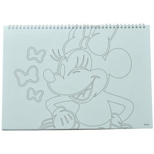gim μπλοκ Ζωγραφικής 23x33 40φ+stic.minnie 340-38416 5204549158801