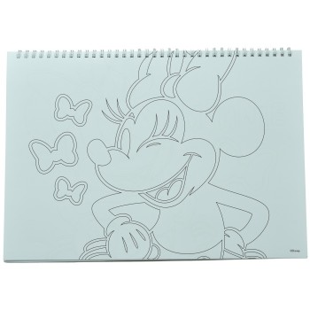 gim μπλοκ Ζωγραφικής 23x33 40φ+stic.minnie 340-38416 5204549158801