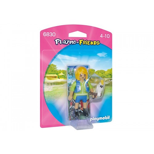 Playmobil Εκπαιδεύτρια Ζώων Με Παπαγάλο 6830 4008789068309