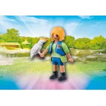 Playmobil Εκπαιδεύτρια Ζώων Με Παπαγάλο 6830 4008789068309