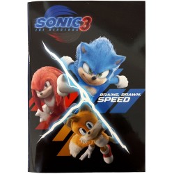 Gim Notebook 17x25cm Sonic 3 The Hedgehog 334-86400 5204549171077