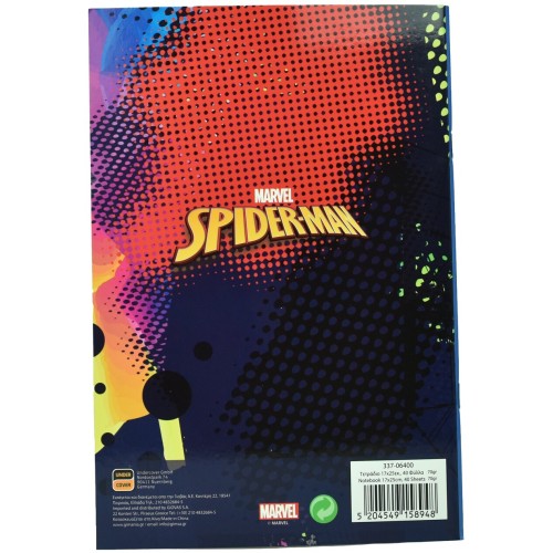 gim τετράδιο 17x25cm Spiderman 337-06400 5204549158948