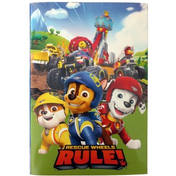 Gim Notebook 17x25cm Paw Patrol Rescue Wheels 334-00400 5204549171015