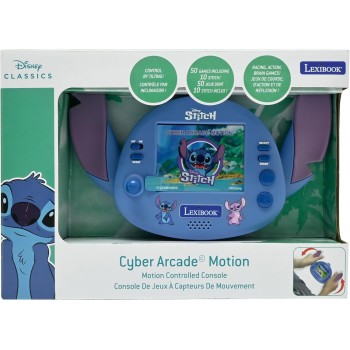 Lexibook Disney Stitch - Ηλεκτρονική Κονσόλα Cyber Arcade, 50 Games, LCD Colour Screen 25.JL3180D 3380743111377