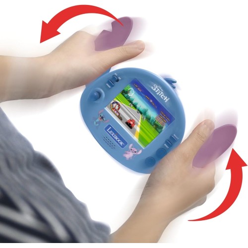 Lexibook Disney Stitch - Compact Portable Cyber Arcade Console, 50 Games, LCD Colour Screen, Battery-Powered 25.JL3180D 33807431
