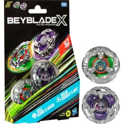 Hasbro Beyblade X Yell Kong 3-60Gb And Helm Knight 5-80T Top Dual Pack Set, Includ F9586 / G0198 5010996260130