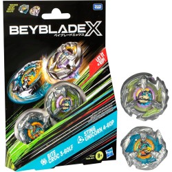 Hasbro Beyblade X Yell Kong 3-60GB Και Helm Knight 5-80T Top Dual Pack Set F9586 / G0199 5010996260147