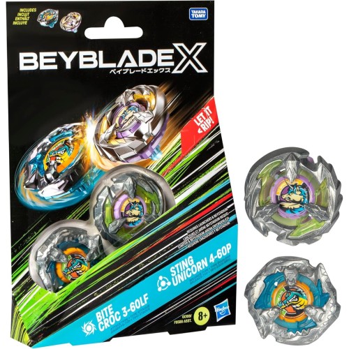 Hasbro Beyblade X Yell Kong 3-60GB Και Helm Knight 5-80T Top Dual Pack Set F9586 / G0199 5010996260147