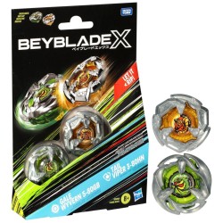 Hasbro Beyblade X Gale Wyvern 5-80gb and Tail Viper 3-80hn Top Dual Pack Set, Righ F9586 / G0282 5010996260123