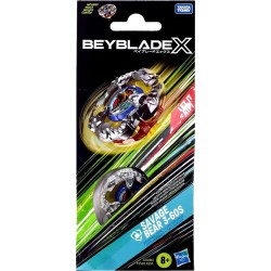 Hasbro Beyblade X Savage Bear3-60S Top Booster Pack Set Age 8+, Includes 3-60S Rig F9590 / G0286 5010996257079