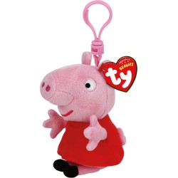 Ty Beanie Babies Clip Fluffy Peppa Pig 8.5cm 1607-46131 008421461318