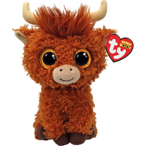 ty beanie boos alfie χνουδωτή αγελαδίτσα καφέ 15εκ 1607-37372 008421373727