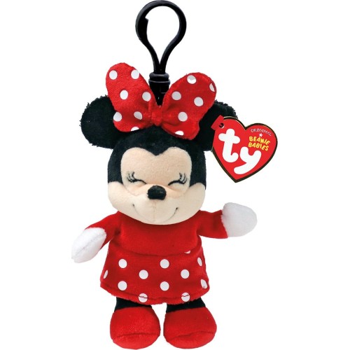 ty beanie babies κλιπ χνουδωτό disney minnie mouse 8,5εκ 1607-34012 008421340125