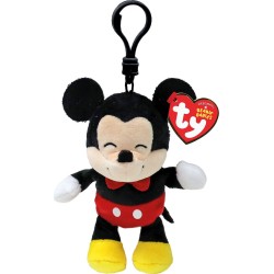 Ty Beanie Babies Clip Fluffy Disney Mickey Mouse 8.5cm 1607-34011 008421340118