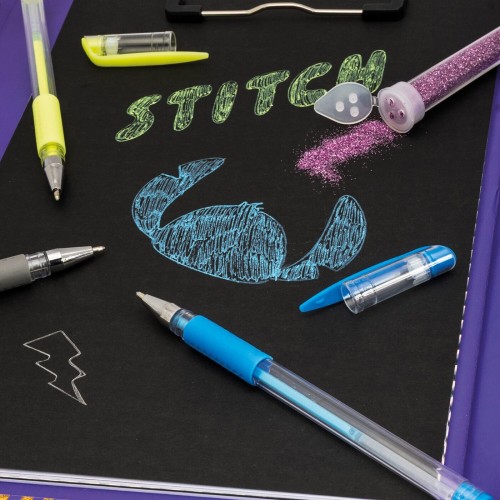 As company Happi Hobbi Happihobbi Art Journal Fluo Disney Stitch pen for 9+ Years 1038-11049 5203068110499