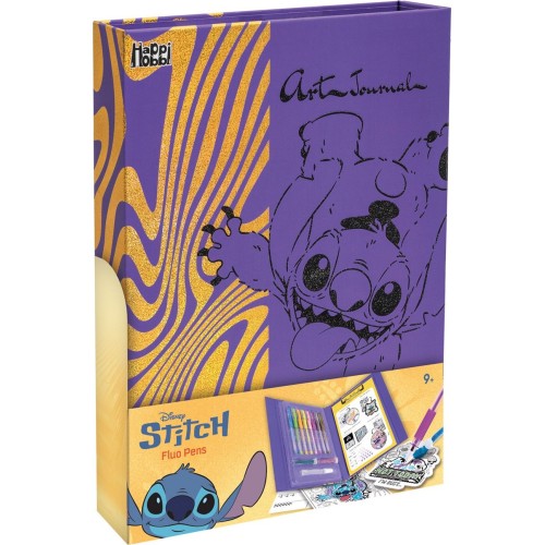 As company Happi Hobbi happihobbi art journal fluo στυλό disney stitch για 9+ χρονών 1038-11049 5203068110499