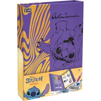 As company Happi Hobbi Happihobbi Art Journal Fluo Disney Stitch pen for 9+ Years 1038-11049 5203068110499