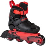 powerslide jet black adj. πατίνια αυξομειούμενα - μαύρο χρώμα μαύρο-κόκκινο, μέγεθος 27-30 19.940705/27 4040333580769