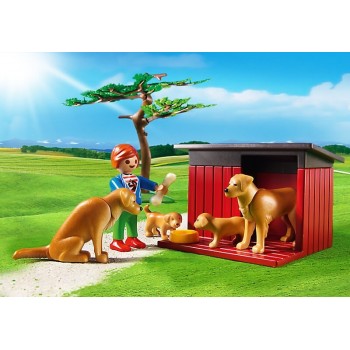 Playmobil Σκυλάκια Golden Retriever 6134 4008789061348