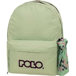 POLO  σακίδιο original double scarf-mint/eggplant-μεντα/μελιτζανι 901235-6848 5201927136413