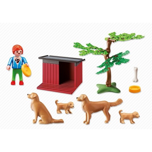 Playmobil Σκυλάκια Golden Retriever 6134 4008789061348