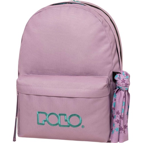 POLO Original Double Scarf Backpack -Lilac/Petrol 901235-4558 5201927136390