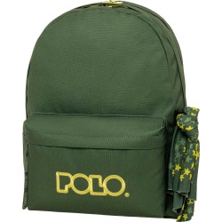POLO Original Double Scarf Backpack Green/Yellow 901235-6271 5201927136369