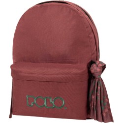POLO  σακίδιο original double scarf-bordeauz/kaitoke green-μπορντω/κυπαρισσι 901235-3364 5201927136345