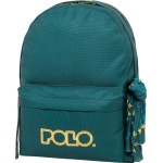 POLO  σακίδιο original double scarf-petrol/gold-πετρολ/χρυσο 901235-5876 5201927136338