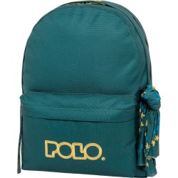 POLO Original Double Scarf Backpack Petrol/Gold 901235-5876 5201927136338