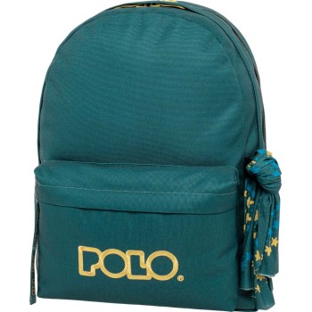 POLO Original Double Scarf Backpack Petrol/Gold 901235-5876 5201927136338