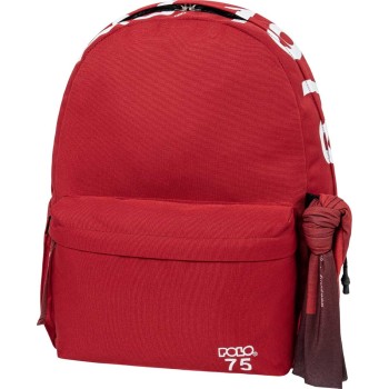 POLO  σακίδιο  '75-red-κοκκινο 901075-3000 5201927135577