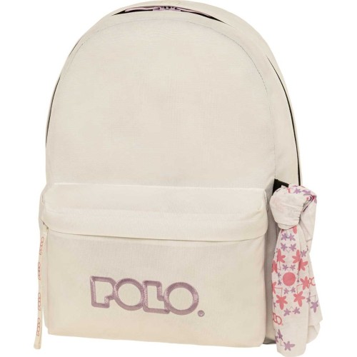 POLO Σακιδιο original scarf white/lilac-λευκο/λιλα 901135-2545 5201927136154