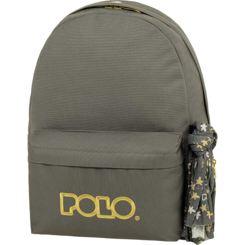 POLO Original Scarf Backpack Grey/Gold 901135-2276 5201927136055