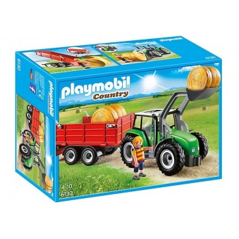 Playmobil Μεγάλο Τρακτέρ Με Καρότσα 6130 4008789061300