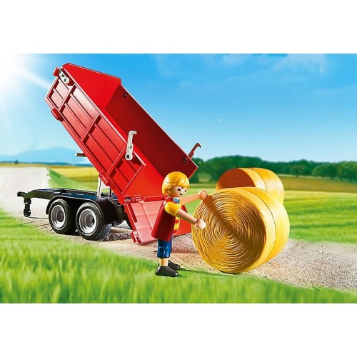 Playmobil Μεγάλο Τρακτέρ Με Καρότσα 6130 4008789061300