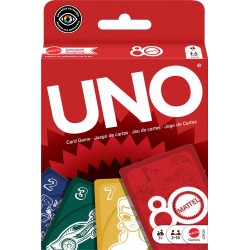 Mattel Uno 80 Χρόνια Games Επιτραπέζιο Παιχνίδι Παιχνίδι Καρτών JGK30 194735315994