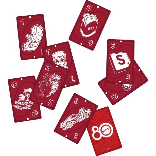 Mattel Uno 80 Χρόνια Games Επιτραπέζιο Παιχνίδι Παιχνίδι Καρτών JGK30 194735315994
