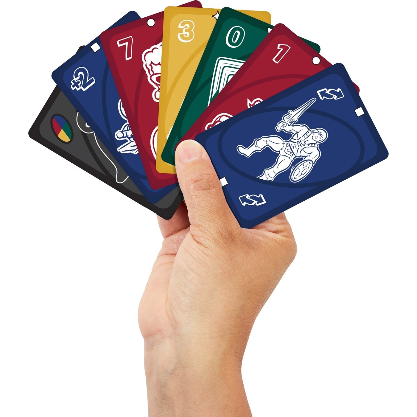 Games UNO Mattel 80th Ruby Red Card Game for Kids & Family Night JGK30 ...