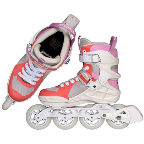 Powerslide Phuzion Argon Peach 90 Skates - Peach Peach Color, Size 40 19.940715/40 4040333598962
