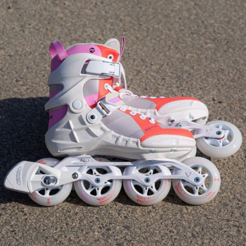 Powerslide Phuzion Argon Peach 90 Skates - Peach Peach Color, Size 40 19.940715/40 4040333598962
