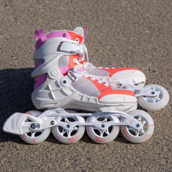 Powerslide Phuzion Argon Peach 90 Skates - Peach Peach Color, Size 40 19.940715/40 4040333598962