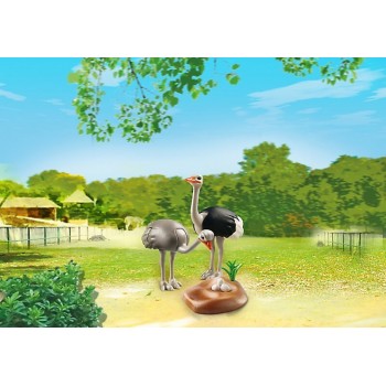 Playmobil Στρουθοκάμηλοι Με Τη Φωλιά Τους 6646 4008789066466