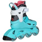 Powerslide Stargaze Aqua Adj. Coats-blue/white Blue-white, Size 33-36 19.940714/33 4040333600382