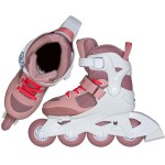 powerslide rocket pale mauve adj. πατίνια - λευκό/ροζ χρώμα λευκό-ροζ, μέγεθος 33-36 19.940712/33 4040333600306