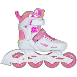 Powerslide Universe 4W Pink II Adj. Coats - Pink Pink Color, Size 33-36 19.940710/33 4040333600122