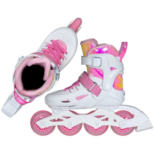 powerslide universe 4w pink ii adj. πατίνια - ροζ χρώμα ροζ, μέγεθος 33-36 19.940710/33 4040333600122