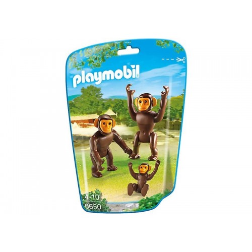 Playmobil Οικογένεια Χιμπατζήδων 6650 4008789066503