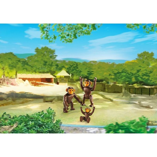 Playmobil Οικογένεια Χιμπατζήδων 6650 4008789066503