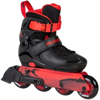 powerslide jet black adj. πατίνια αυξομειούμενα - μαύρο χρώμα μαύρο-κόκκινο, μέγεθος 35-38 19.940705/35 4040333580783